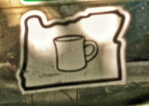 coffee cup decal
