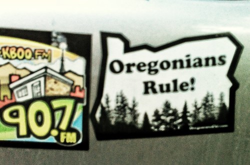 Oregonians Rule decal