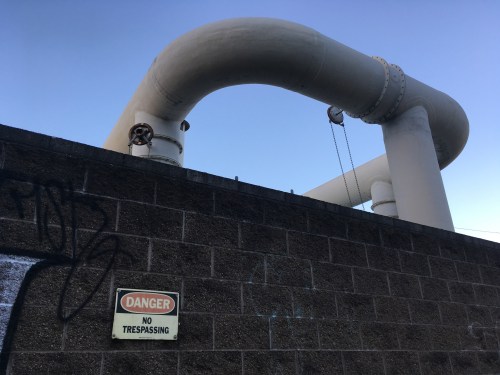 Not that kind of water slide!