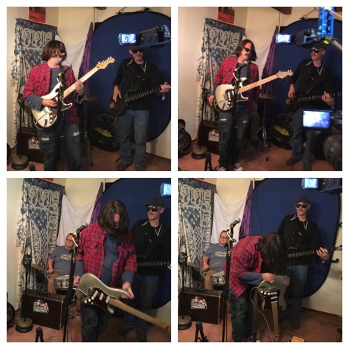 The Peasant Revolution Band perform on Septeber's grunge themed show.