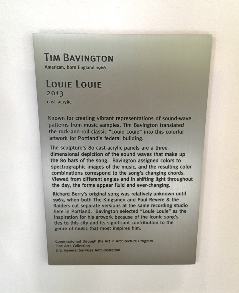 The Louie Files: Louie, Louie Sculpture 3